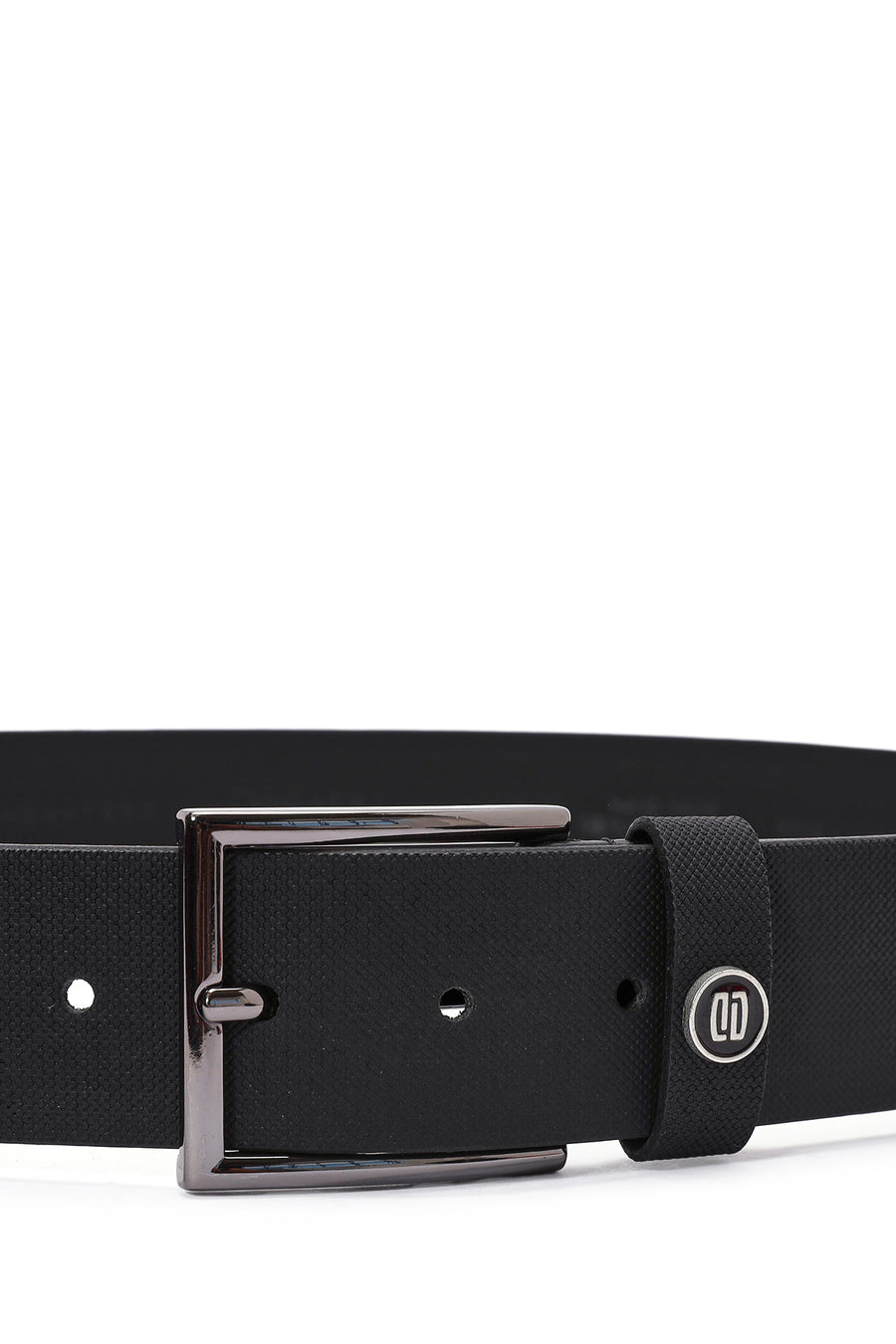 Men's Black Leather Belt
