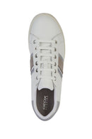 Geox Kadın Beyaz Jaysen Bağcıklı Deri Sneaker | Derimod
