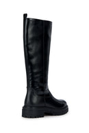 Geox Women's Black Iridea Leather Boots | Derimod