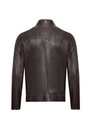 Clint Men's Brown Suede Double-Sided Leather Jacket | Derimod