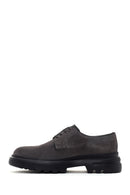 Men's Gray Suede Leather Casual Shoes | Derimod