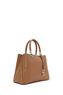 Women's Tan Long Strap Handbag with Accessory Detail | Derimod