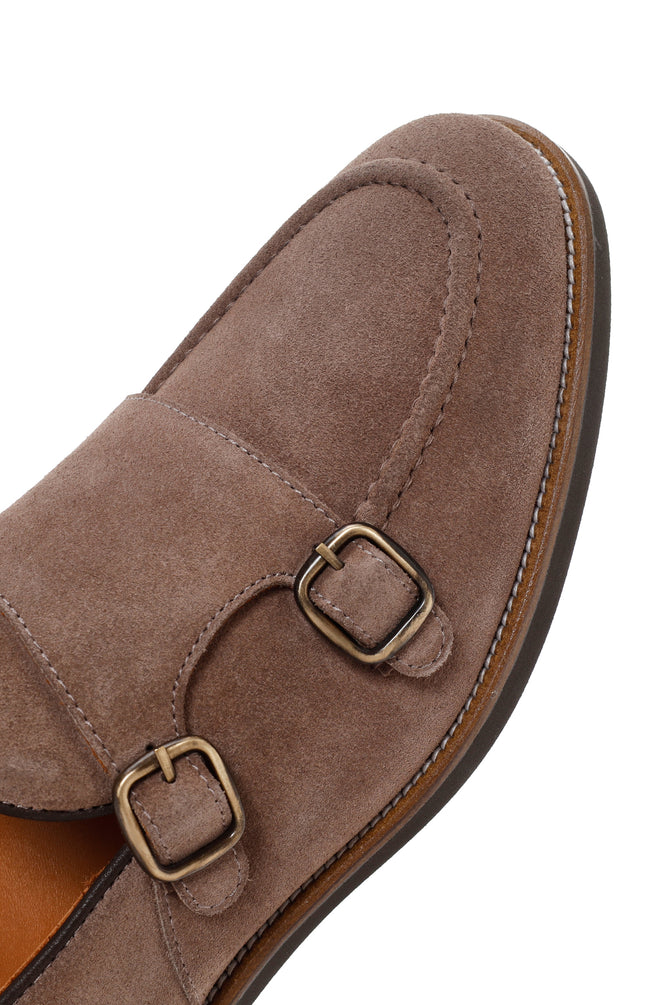 Erkek Vizon Süet Deri Casual Loafer_9