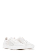 Women's Ecru Fabric Sneaker | Derimod