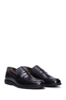 Erkek Siyah Deri Loafer | Derimod