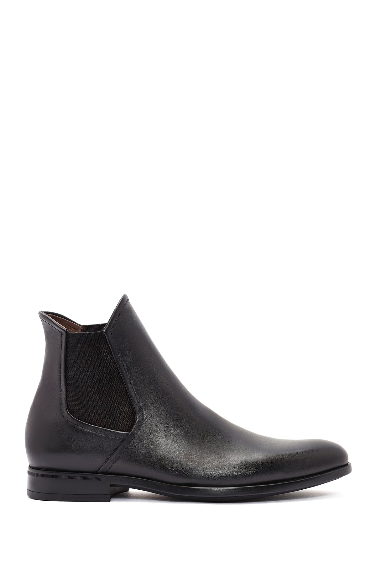 Men's Black Leather Chelsea Boots 24WFD604318 | Derimod