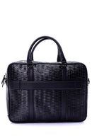 Men's Printed Briefcase | Derimod