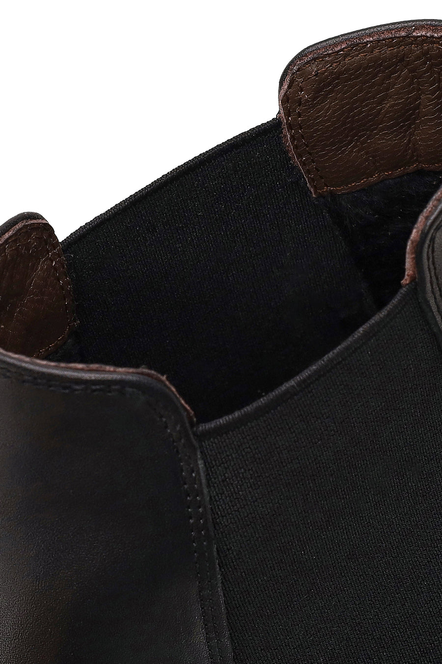 Male Black Leather Chelsea Boots