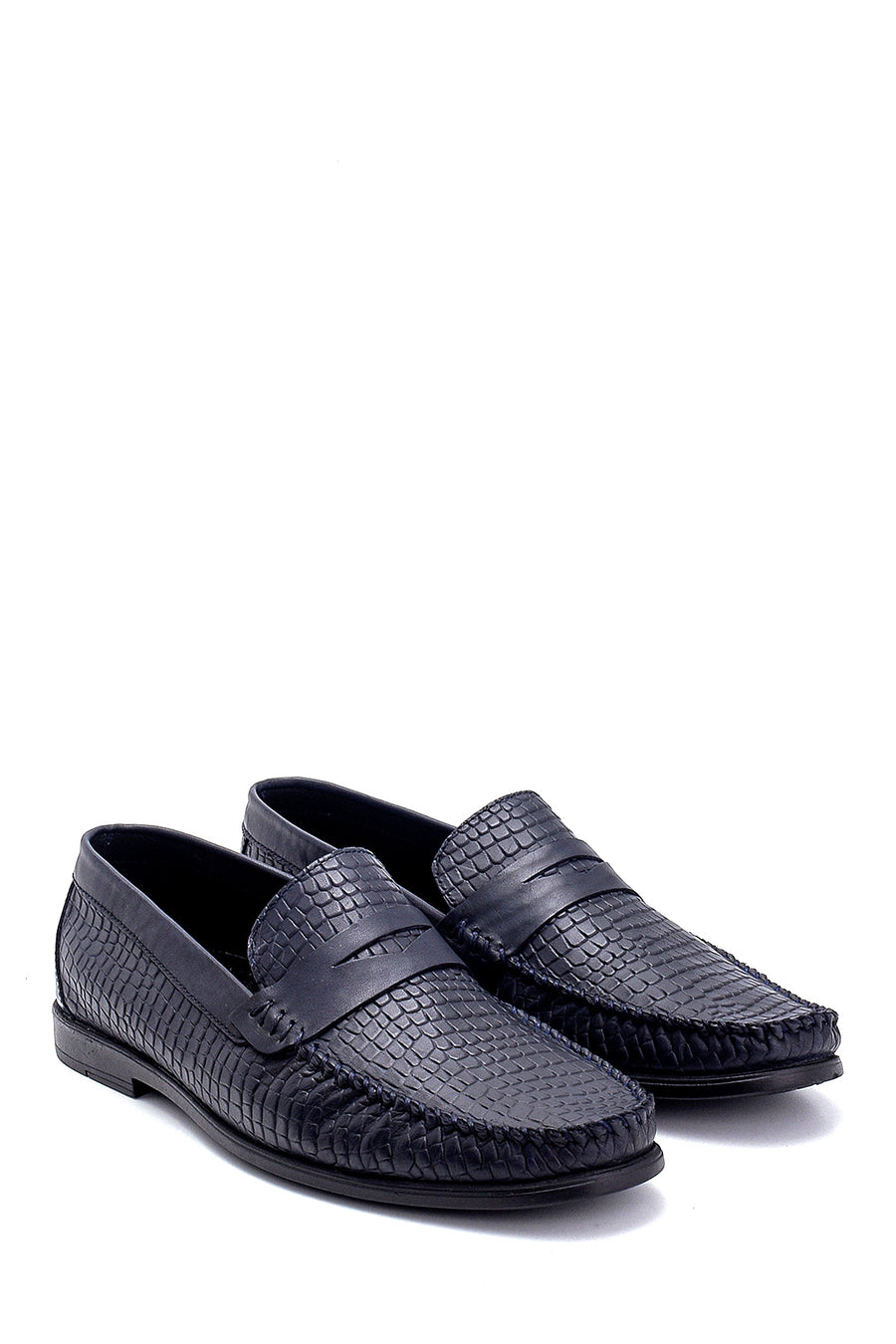 Men's Leather Printed Loafer