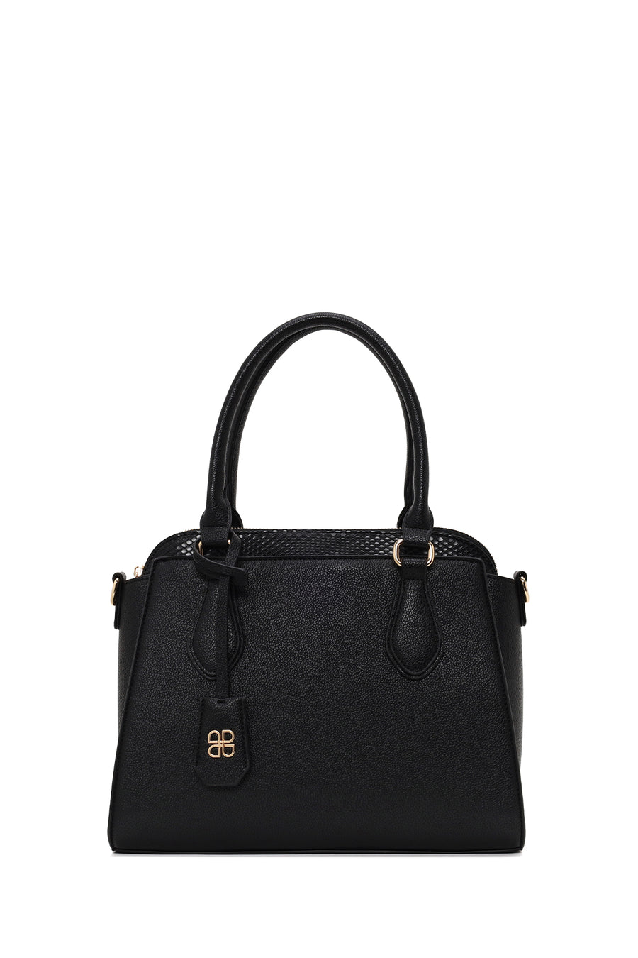 Woman Black Long-Strap Classic Shoulder Bag