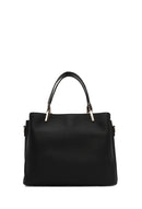 Women's Black Long Strap Handbag with Accessory Detail | Derimod