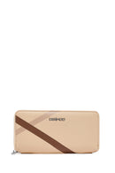 Women's Beige Wallet | Derimod