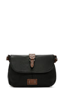 Women's Black Long Strap Crossbody Bag | Derimod