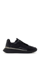 Women's Black Thick Soled Sneaker | Derimod