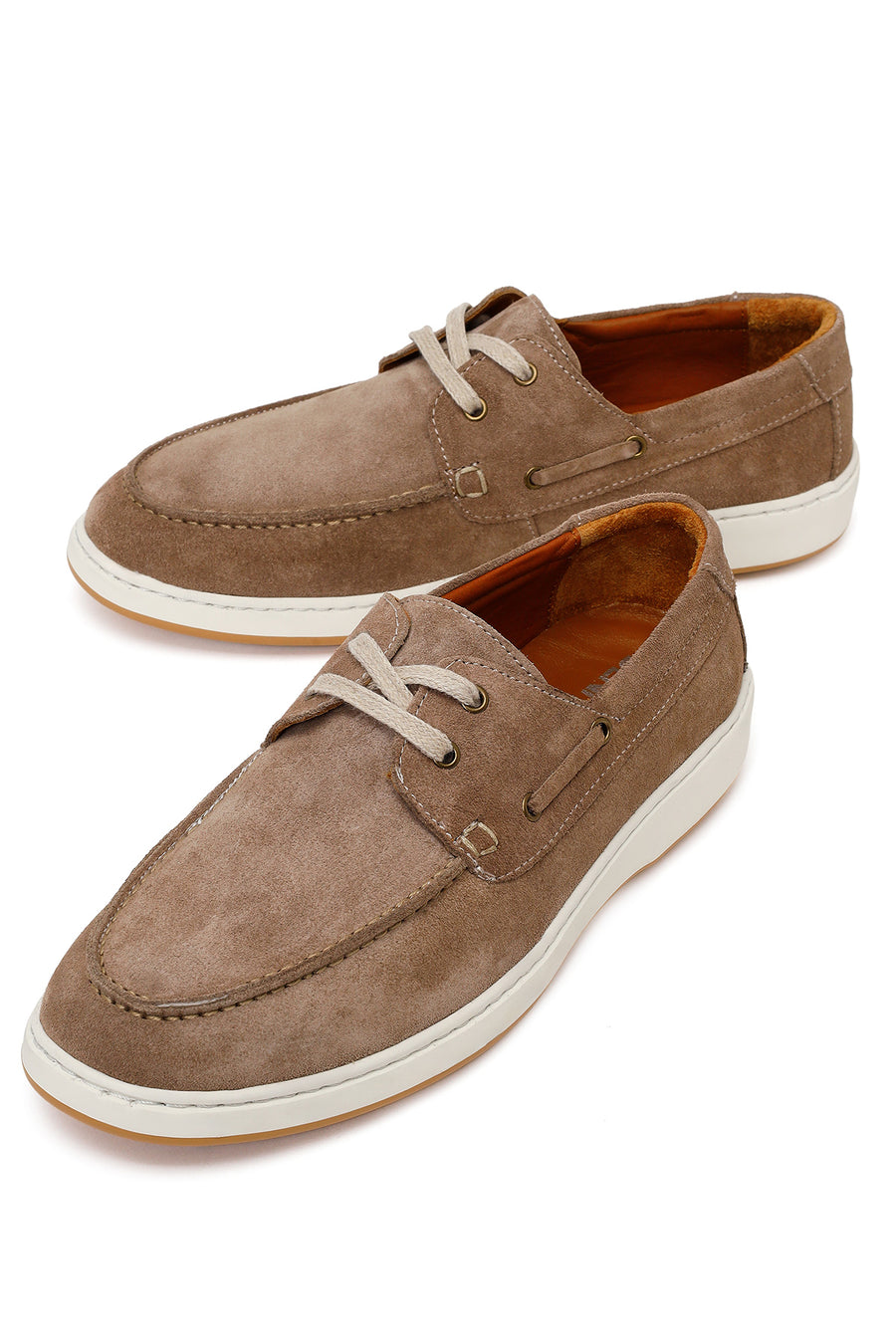 Male Mink Lace-Up Suede Casual Shoes