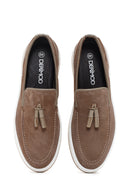 Men's Mink Suede Leather Casual Loafer | Derimod