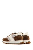 Men's Mink Suede Leather Detailed Sneaker | Derimod