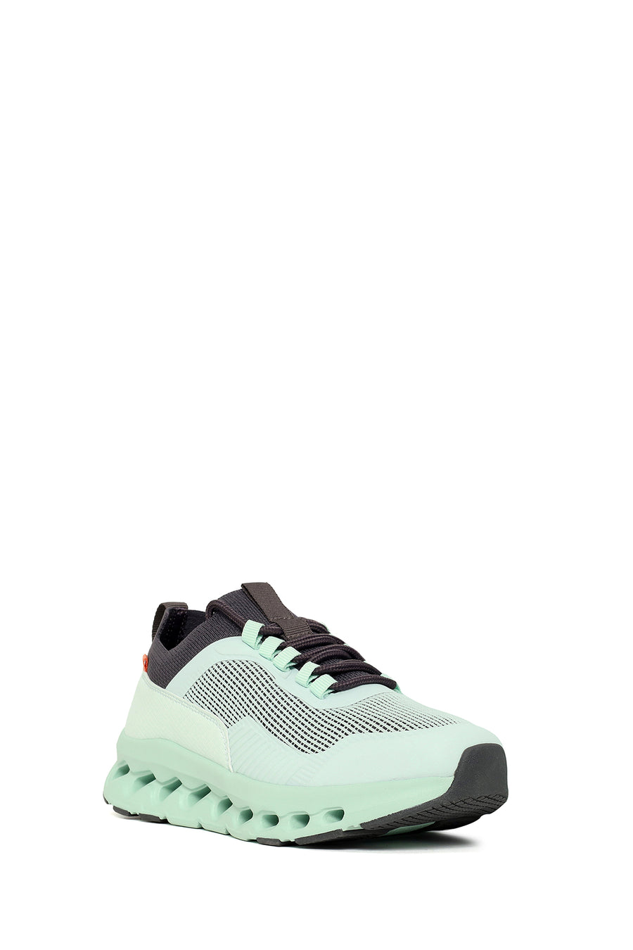 Derimod Zero Woman Green Thick-Soled Lace-Up Fabric Sneakers