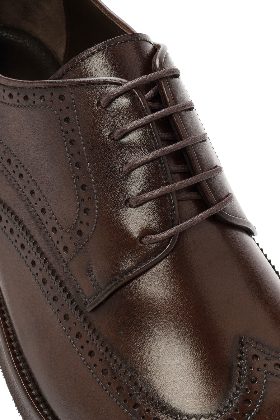 
Men's Brown Lace-Up Leather Classic Shoes
