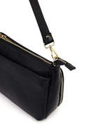 Woman Black Long-Strap Leather Shoulder Bag | Derimod