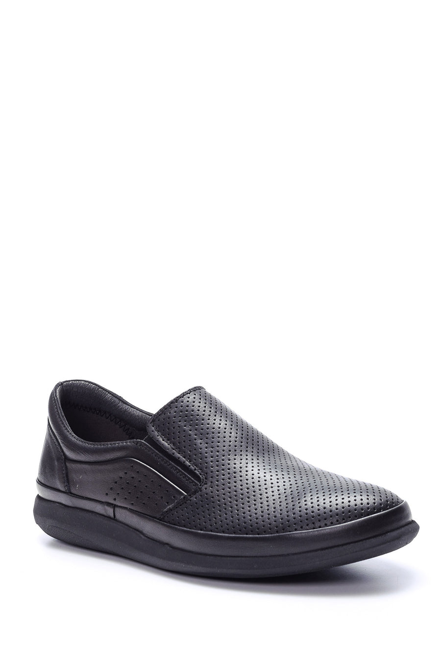 Men's Perforated Leather Shoes