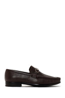 Men's Brown Leather Casual Loafer | Derimod