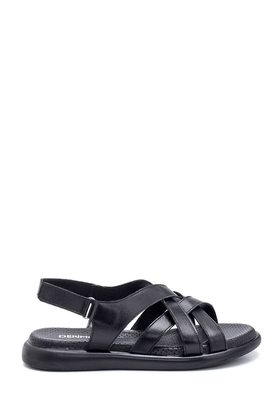 Women's Leather Strappy Sandals 21SFD360218 | Derimod