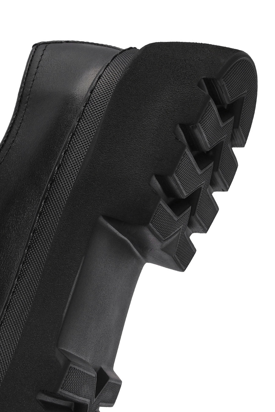 Men's Black Lace-up Leather Casual Shoes