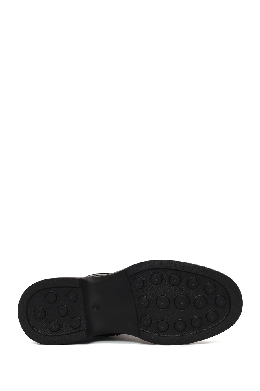 Male Black Lace-Up Zip Closure Leather Casual Boots