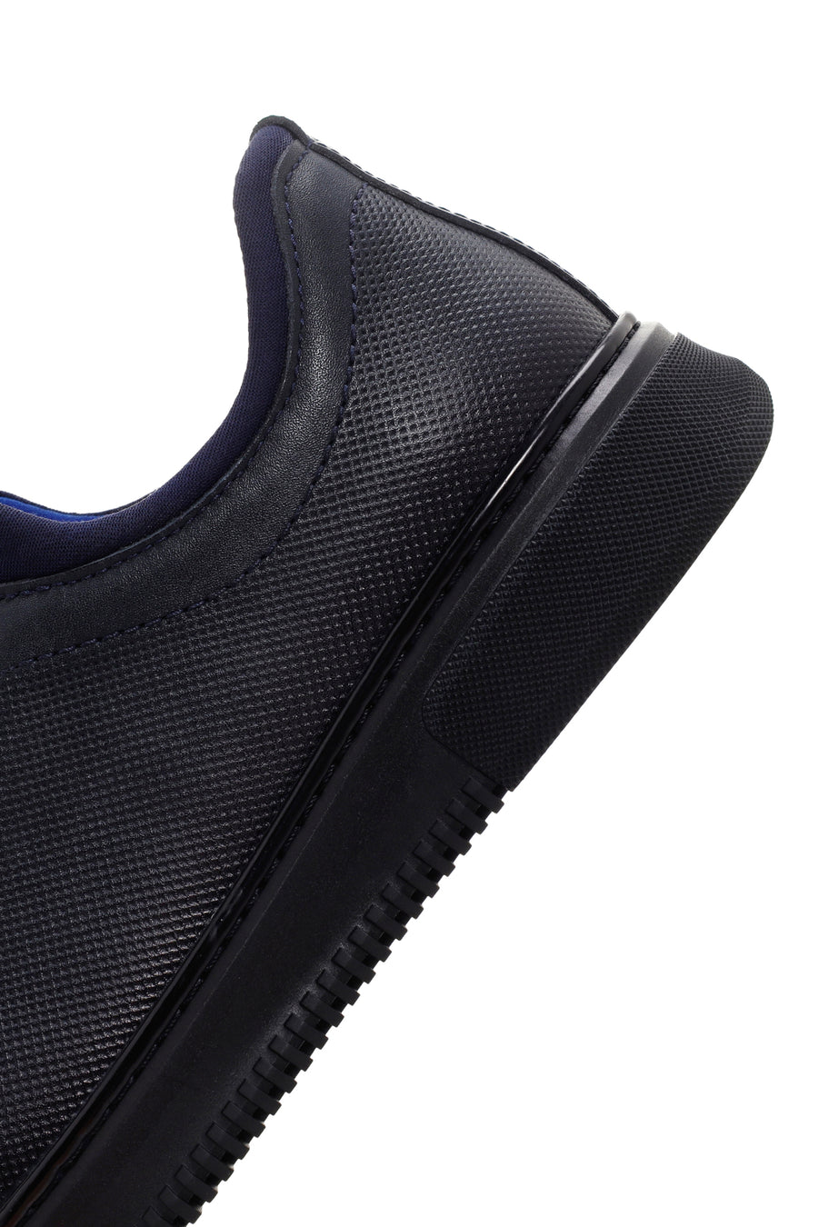Men's Navy Blue Leather Sneaker