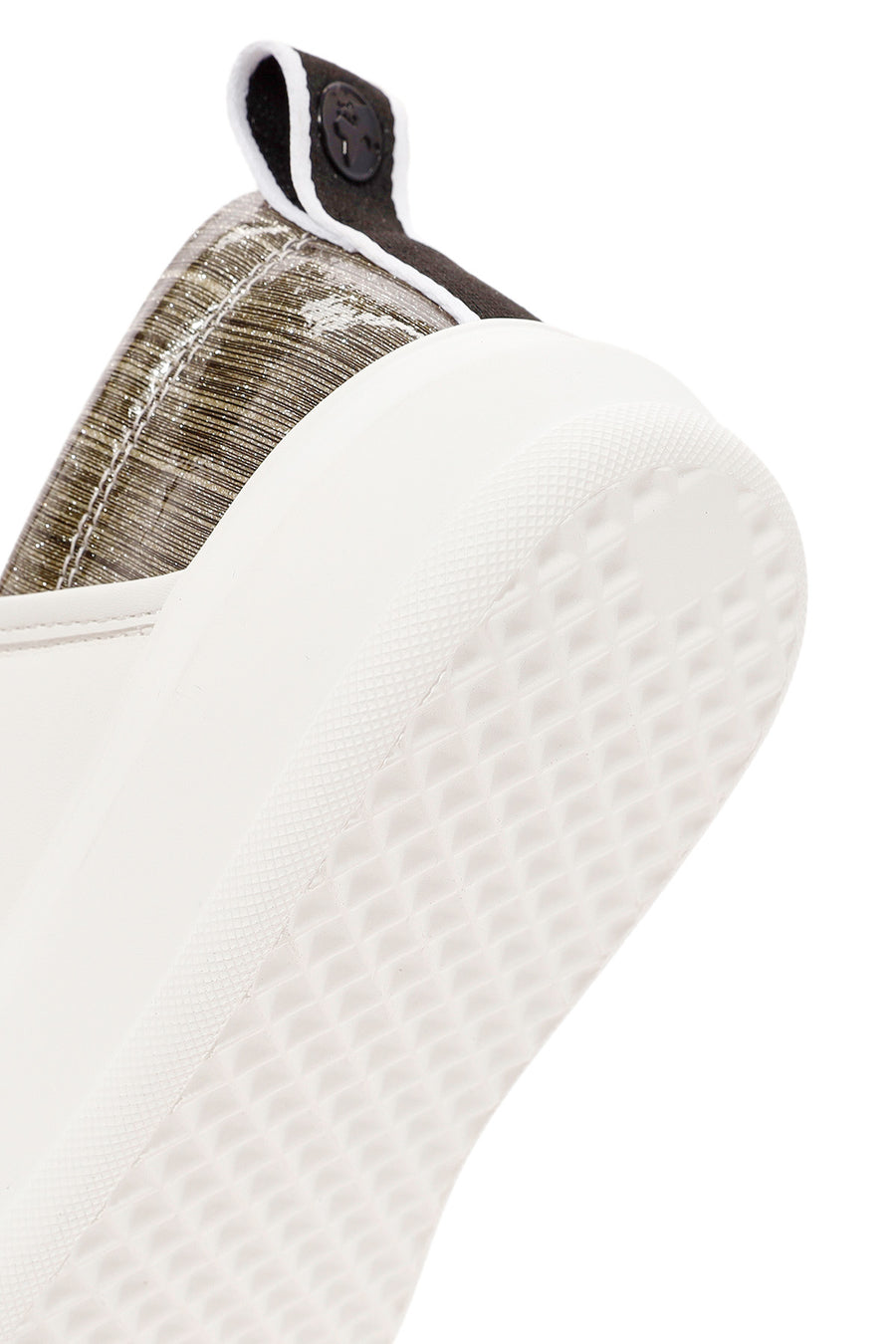 ACBC x Derimod Women's White Lace-Up Chunky Sole Sneakers