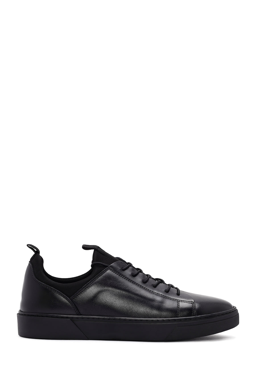Men's Black Lace-up Leather Sneaker 24WFD632618 | Derimod