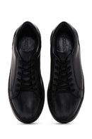 Men's Black Leather Sneaker | Derimod