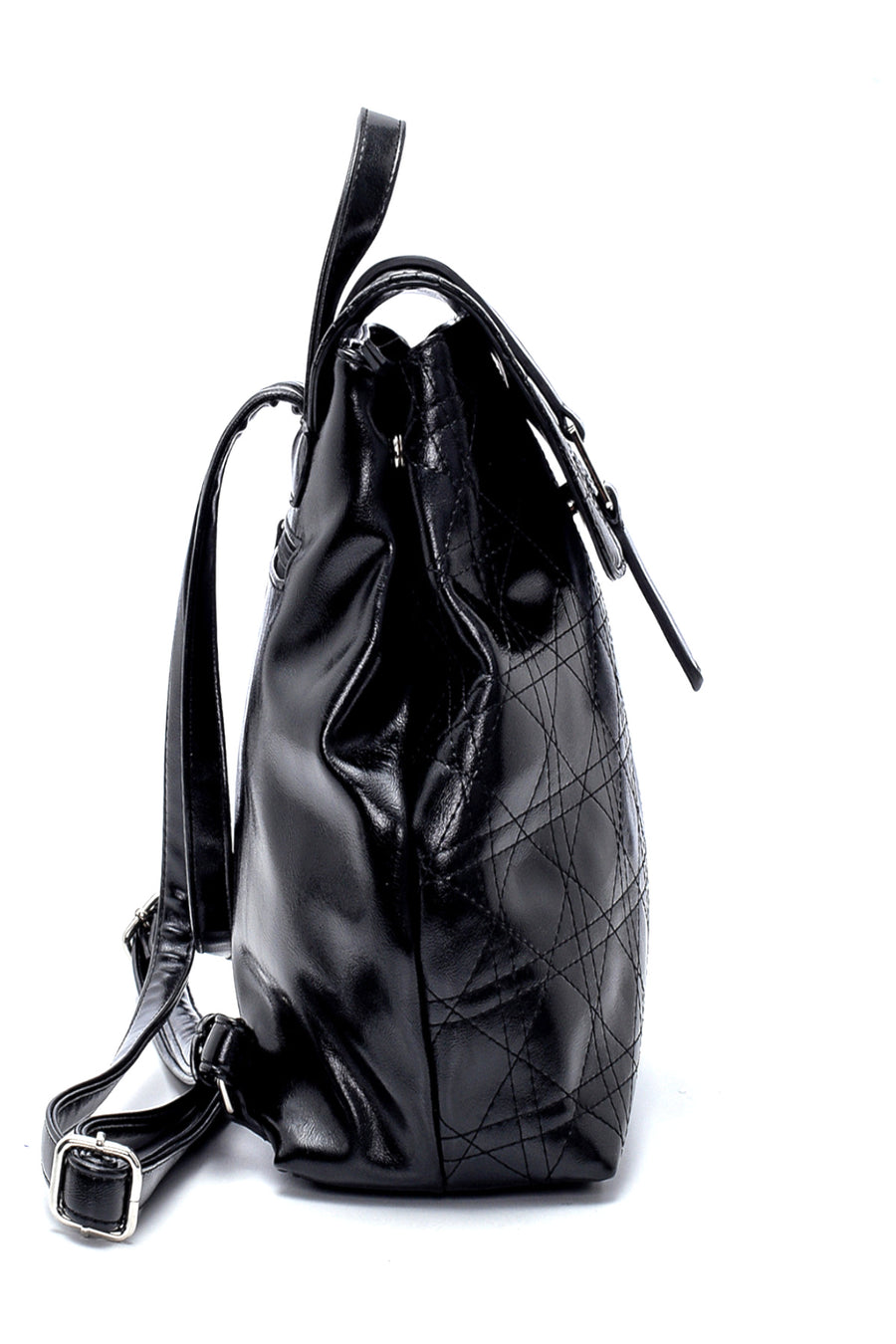 Women's Patent Leather Backpack