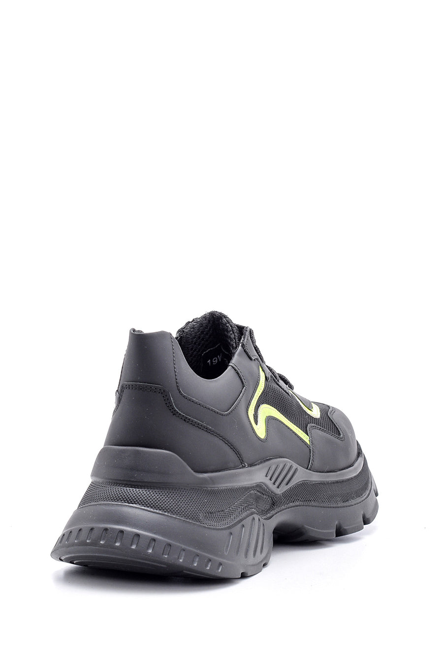 Men's High-Sole Leather Sneaker