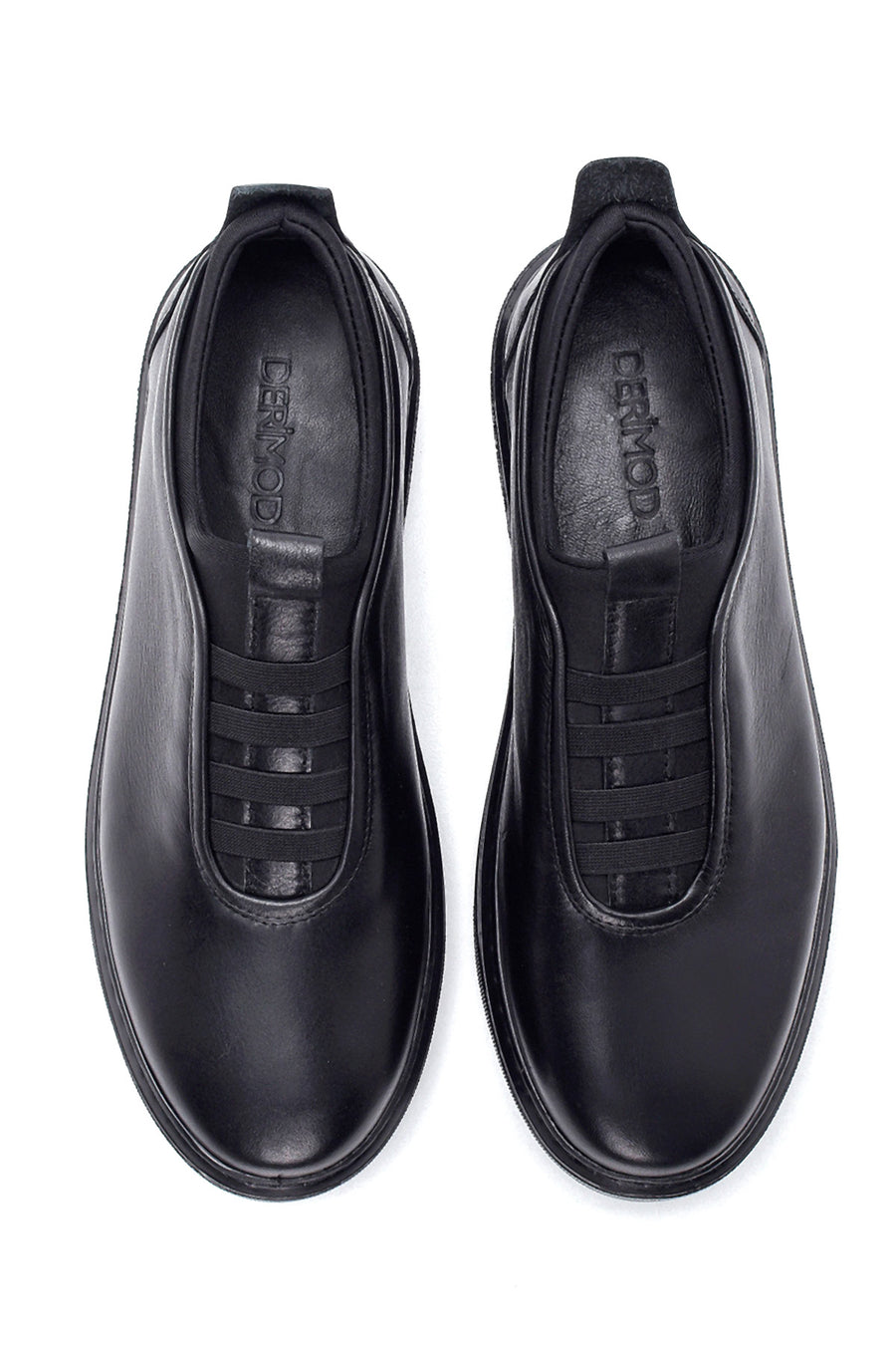 Men's Black Leather Sneaker