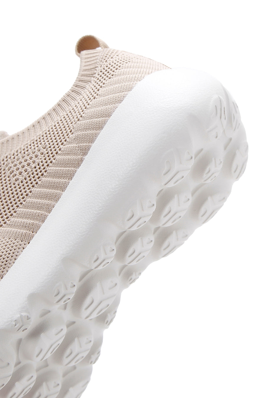 Derimod Zero Women's Beige Lace-Up Thick-Sole Sneakers