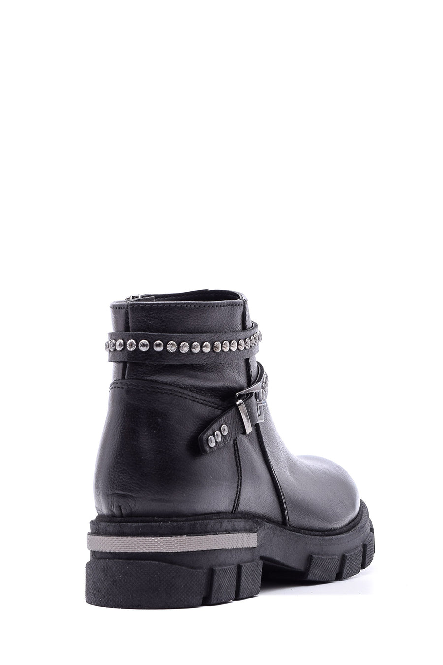 Women's Studded Detailed Leather Boots