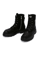 Harley Davidson Men's Black Vilfrid Exc Nubuck Leather Boots | Derimod