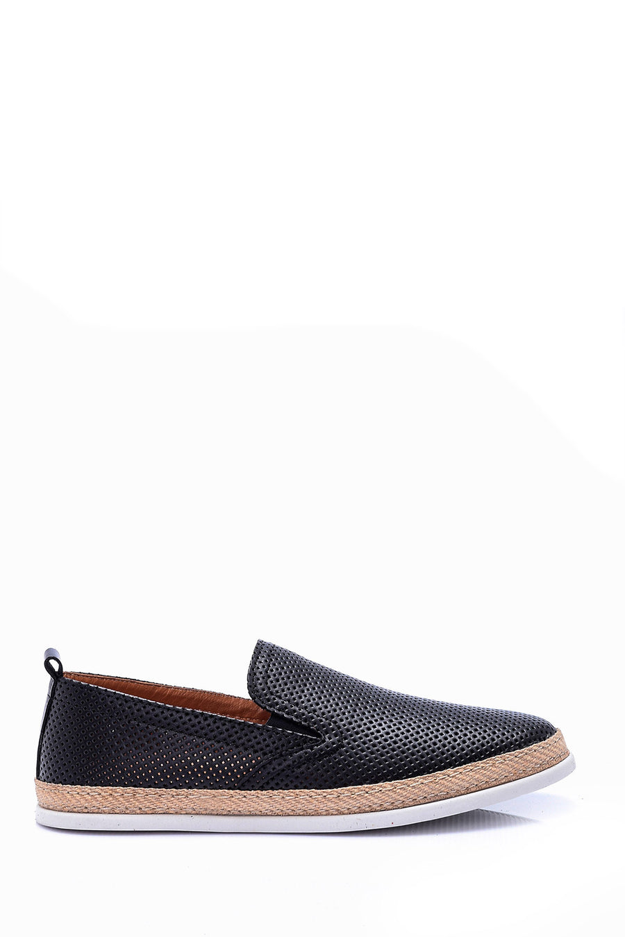 Men's Straw Sole Leather Loafer 19SFD304018 | Derimod