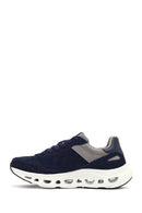 Derimod Studio Men's Navy Blue Lace-Up Thick-Soled Sneaker | Derimod