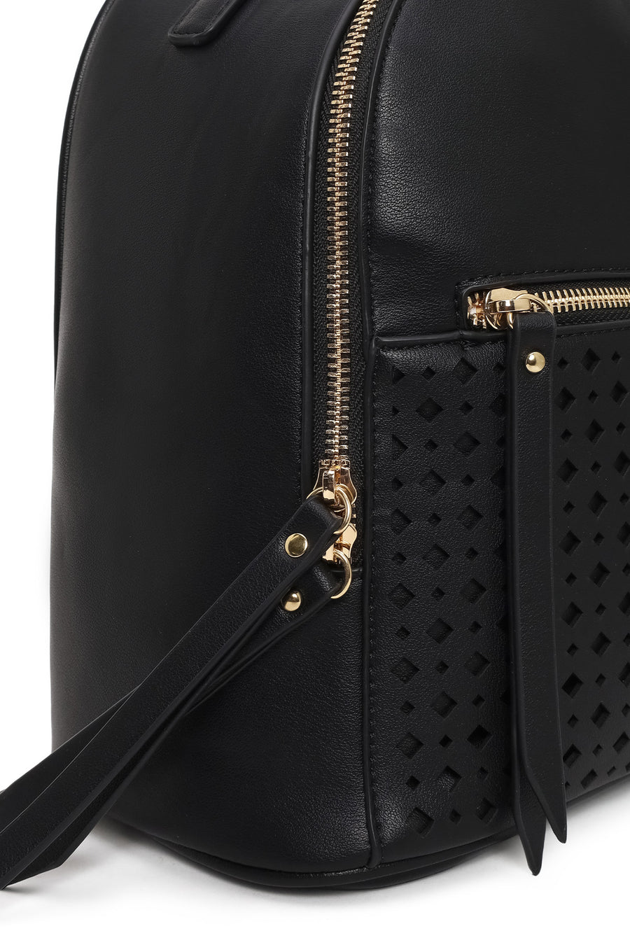 Woman Black Backpack