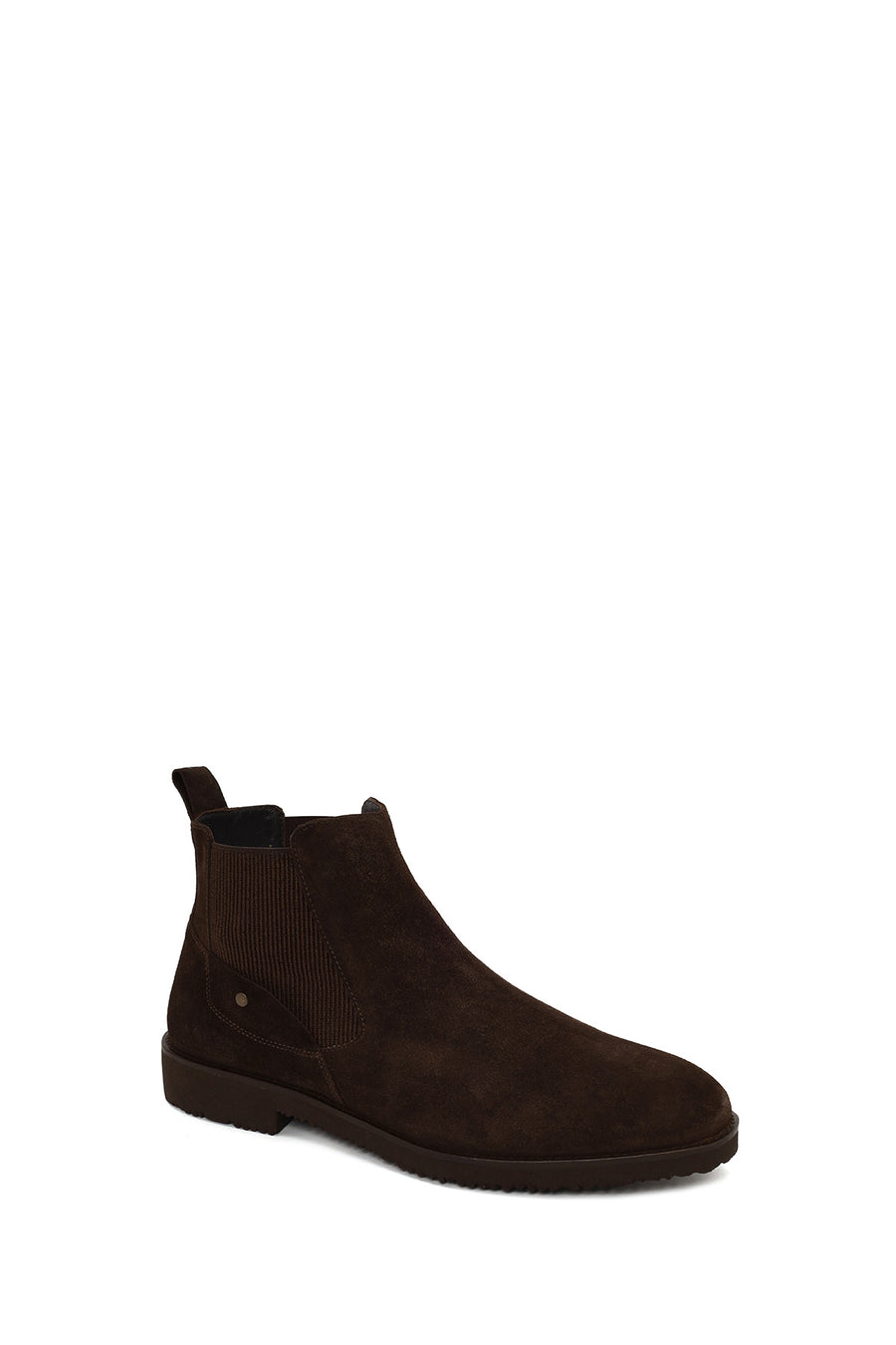 Male Brown Suede Casual Chelsea Boots