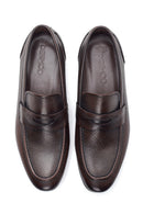 Erkek Kahverengi Deri Klasik Loafer | Derimod