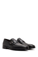 Men's Black Leather Casual Loafer | Derimod