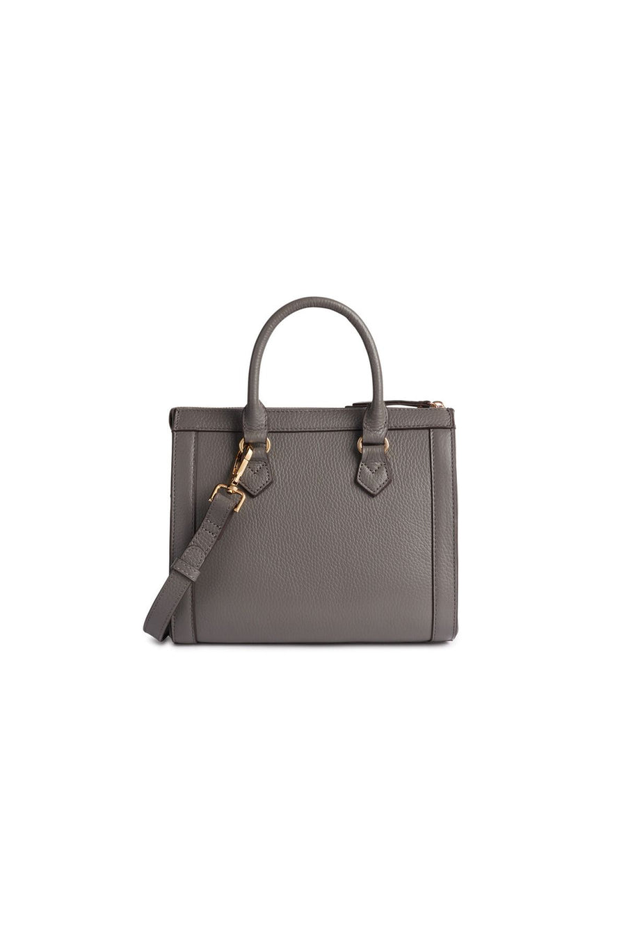 Geox Women's Gray Olympiy Long Strap Quilted Leather Handbag