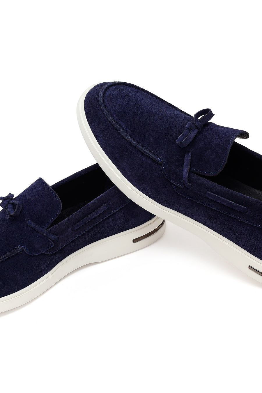 Men's Navy Blue Suede Leather Casual Loafer