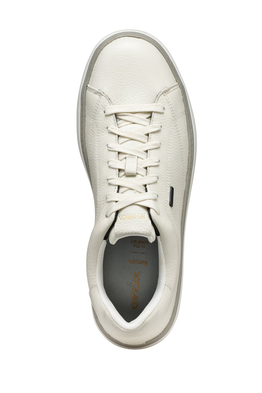 Geox Erkek Beyaz U Spherıca Ecub-1.1 B Abx Bağcıklı Deri Sneaker