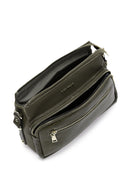 Women's Khaki Crocodile Cross Bag | Derimod