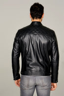 Adrian Men's Leather Jacket | Derimod